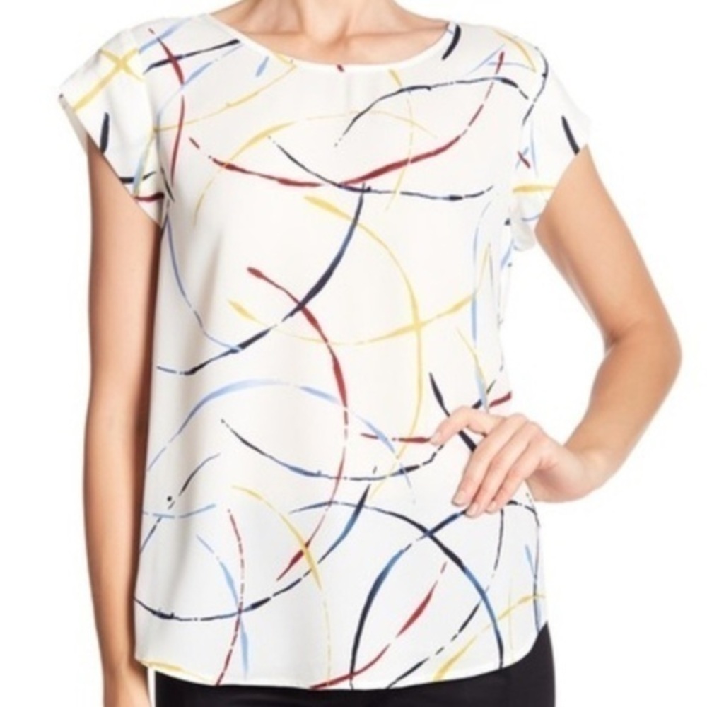 Joie Short-Sleeve Blouse Size XXS